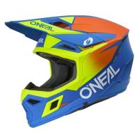 Oneal Шлем кроссовый детский 3Series Youth Solid синий / желтый в Москве