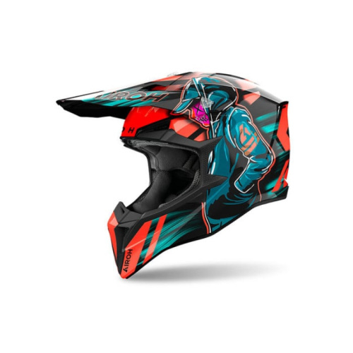 Airoh Шлем Wraaap Cyber Orange Glossy в Москве