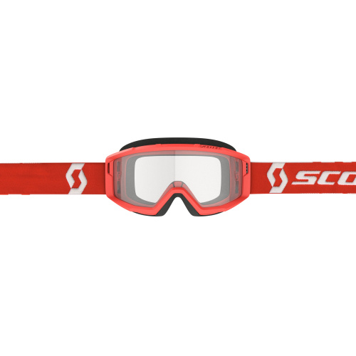 Scott очки кроссовые Primal Red прозрачная линза в Москве